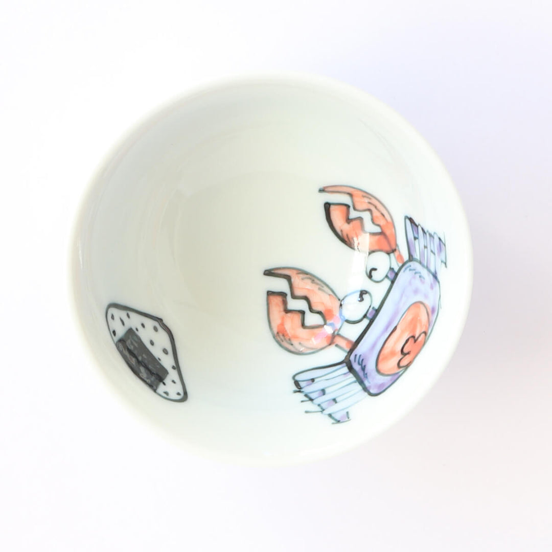 手描き もりもり元気100倍茶碗だカニ – 織部ヒルズオンライン