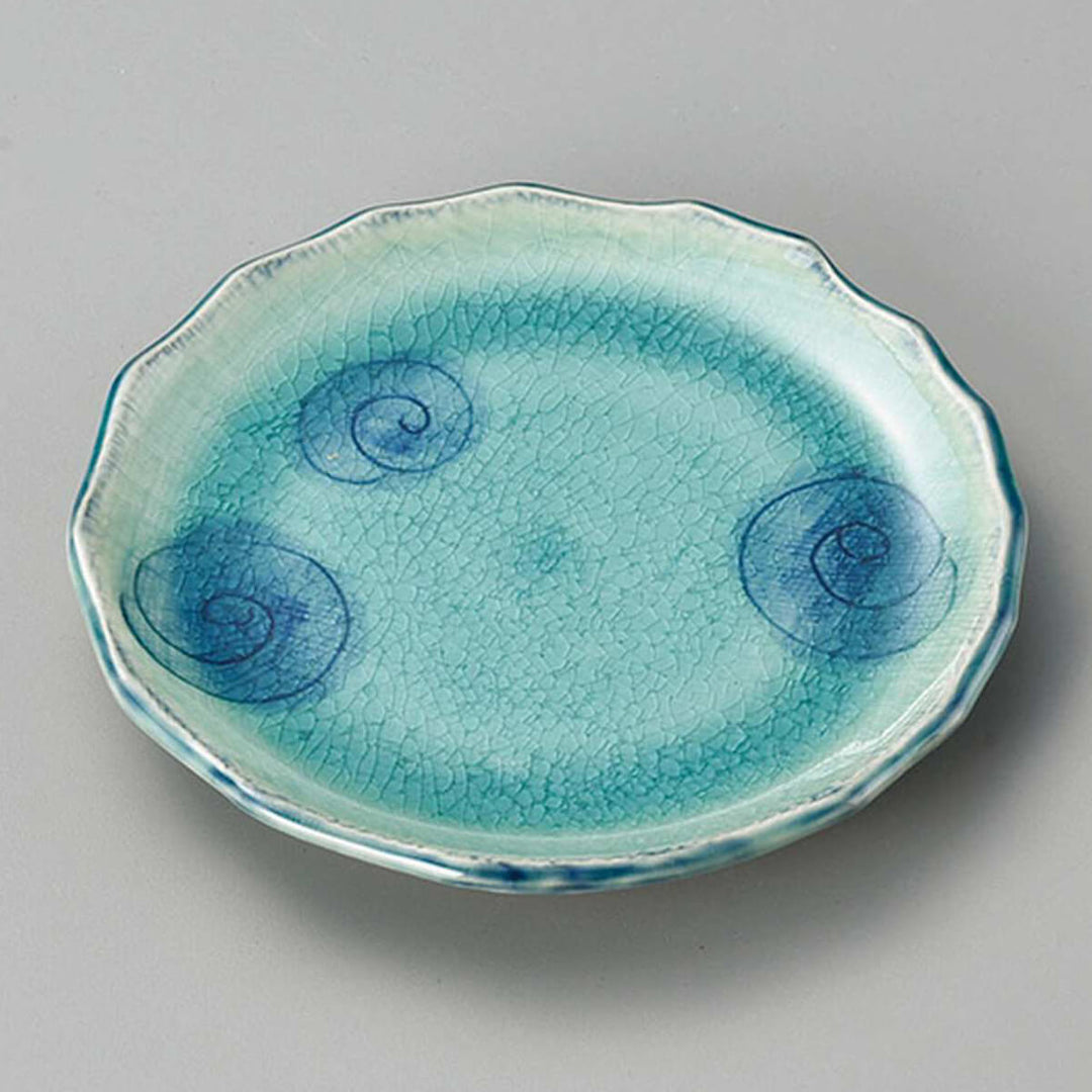 おりべ皿　5枚セット 楽天市場】織部花椿 銘々皿揃［5枚セット］ : 和食器と和雑貨の